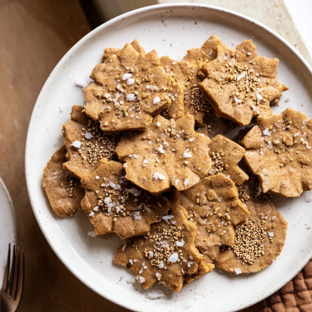 Gingerbread Lasagne Soup Crackers