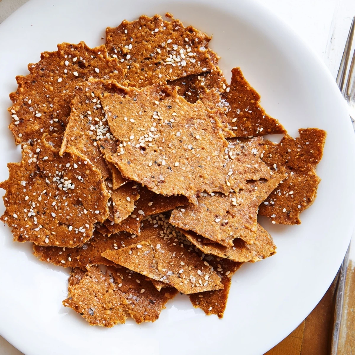 Deliciously spiced Gingerbread Lasagne Soup Crackers, ideal for festive snacking and sharing.