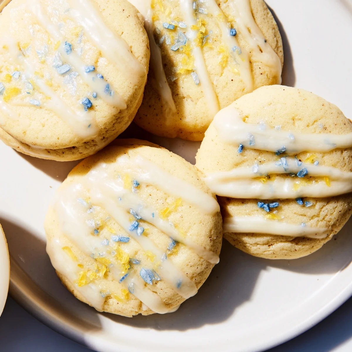 Festive Hanukkah Lemon Christmas Cookies