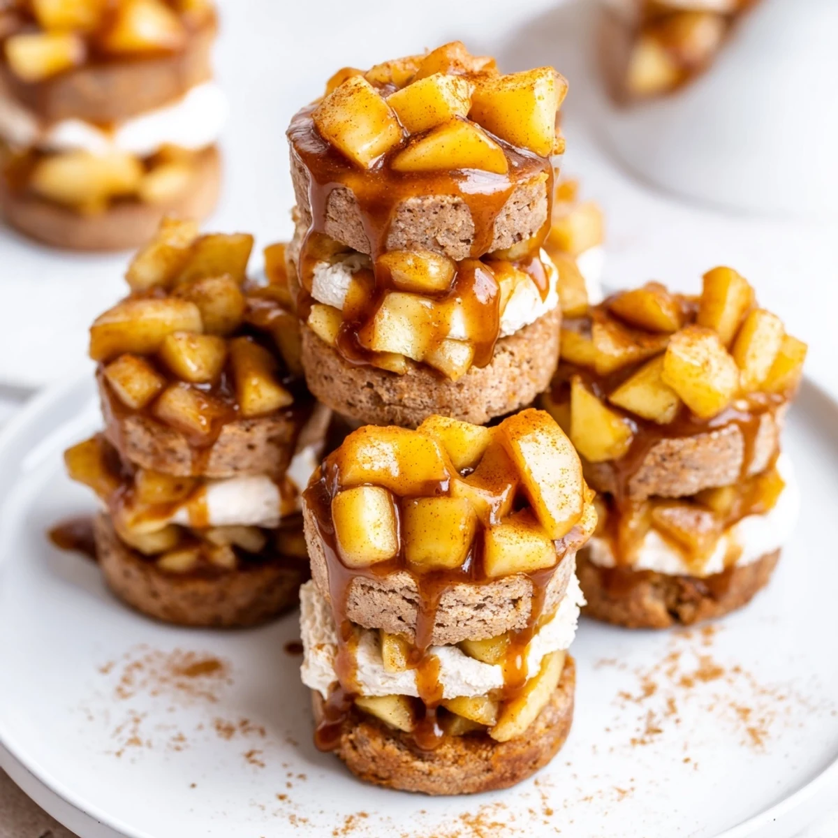 Indulge in luscious Caramel Apple Chai Cheesecake Skewers, perfect for fall gatherings.
