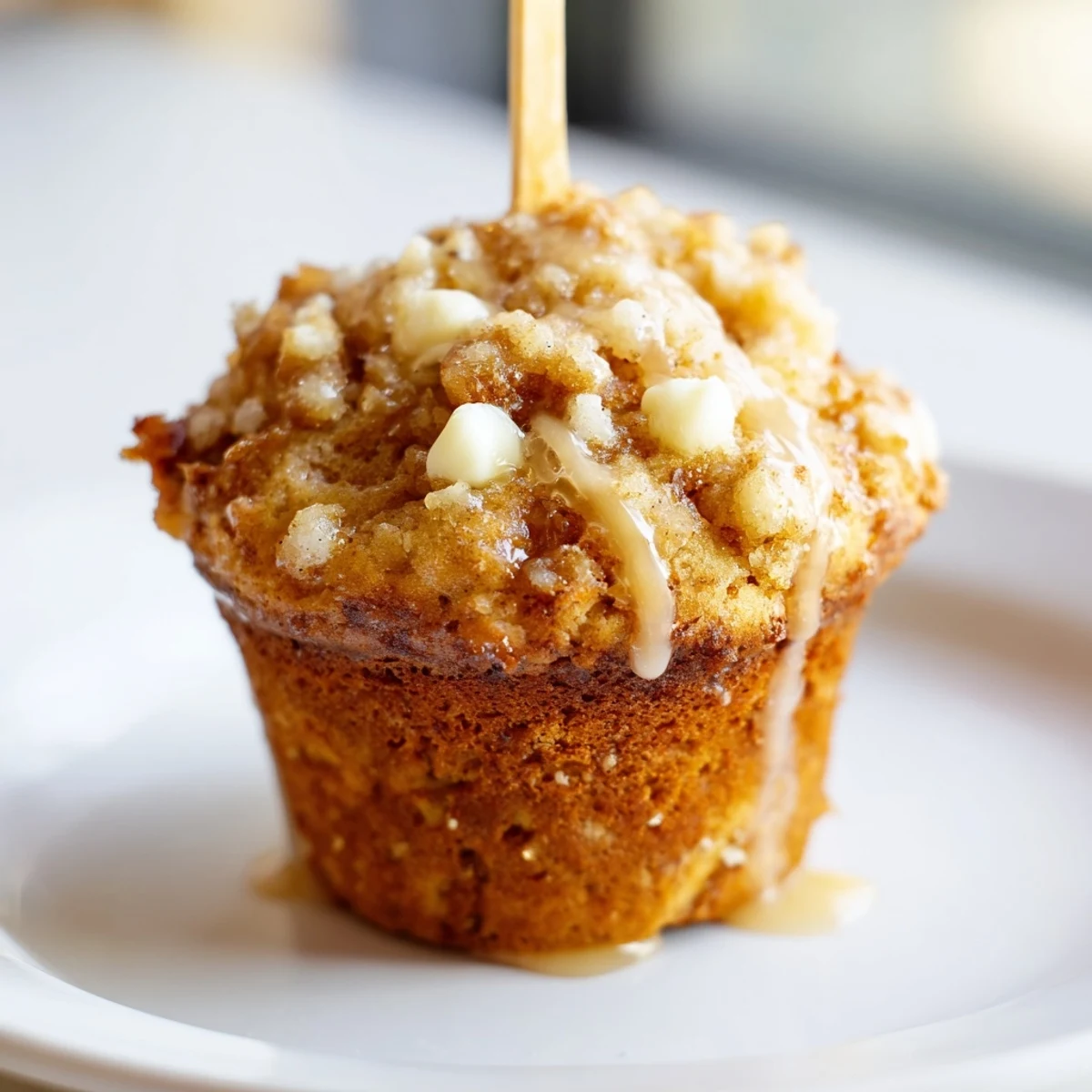 Golden biscuit muffins infused with cream soda and ginger, perfect for fun dessert pops.