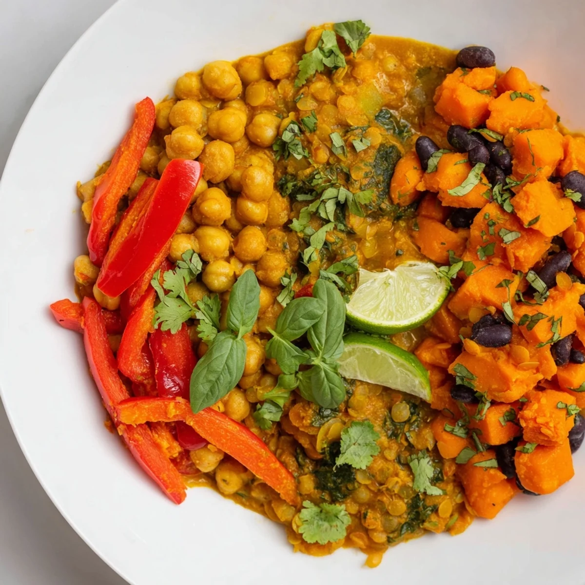 A colorful array of single-pan global curries bursting with vibrant flavors.  