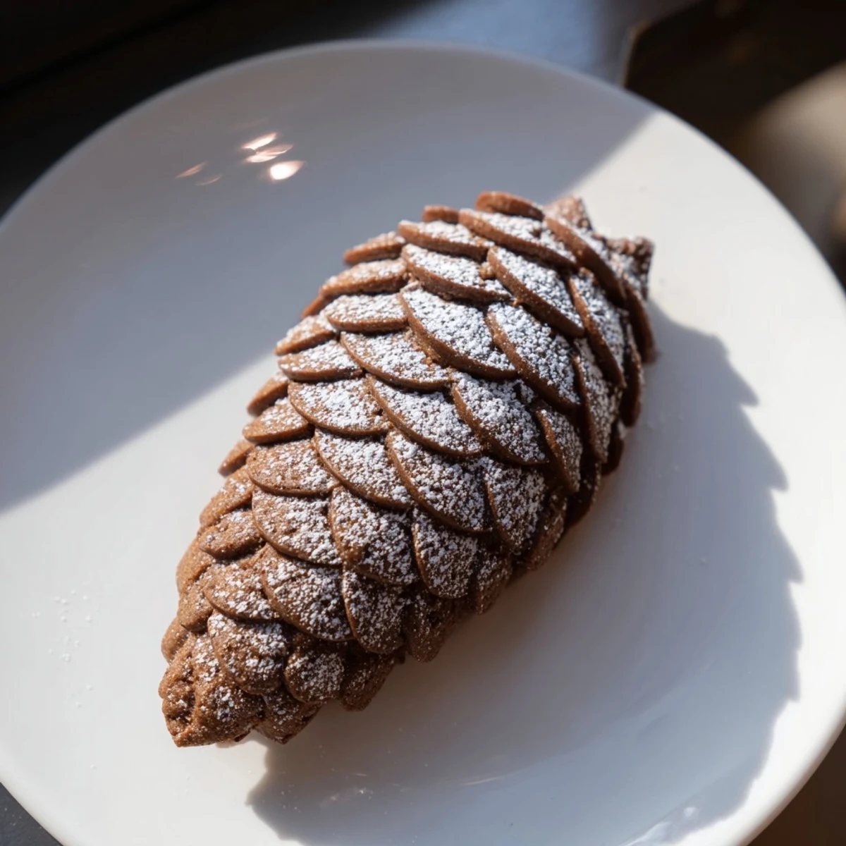 Sweet and delicious Pinecone Shaped Peanut Butter Cookies, perfect for holiday baking and sharing warm with loved ones.