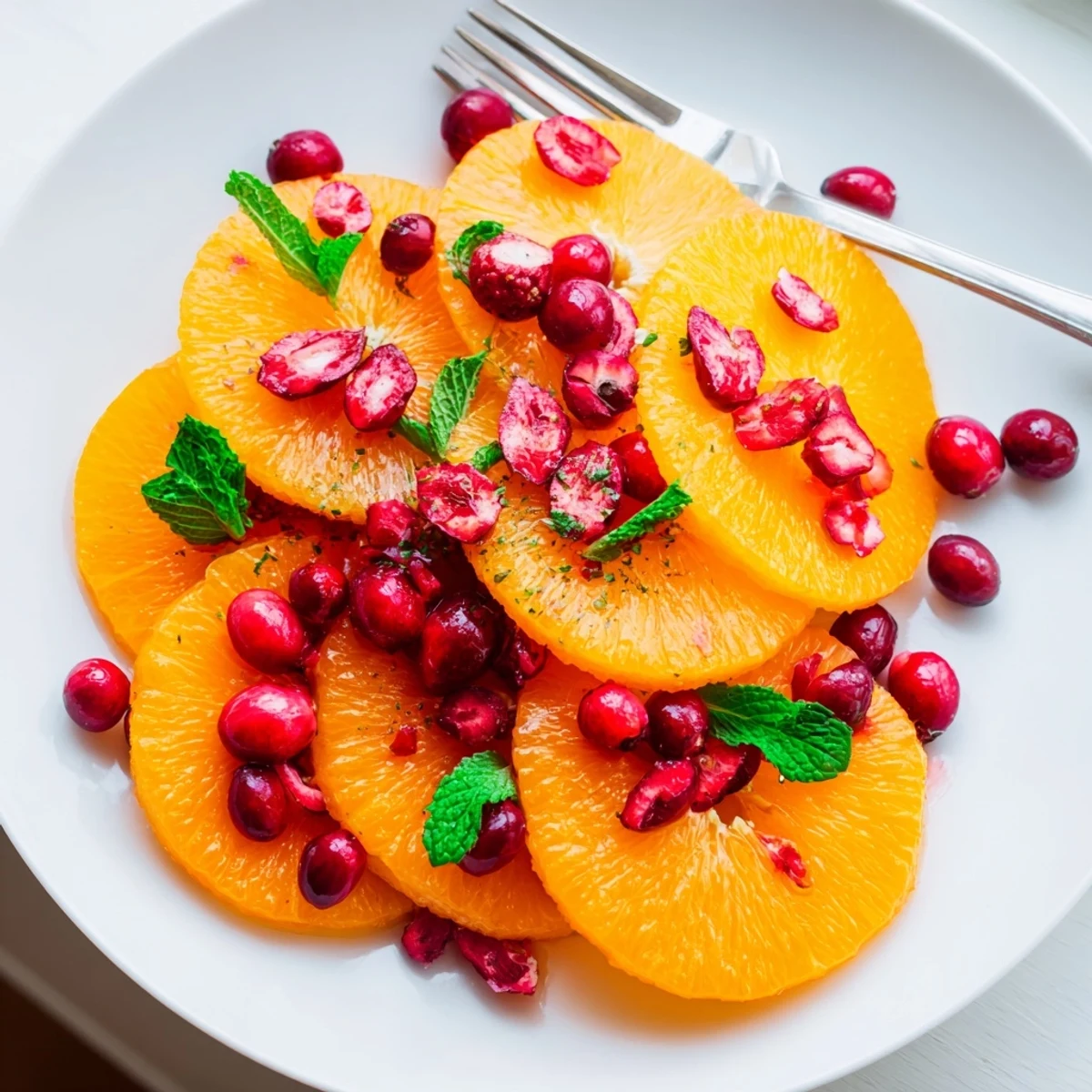 Winter Fruit Orange Cranberries