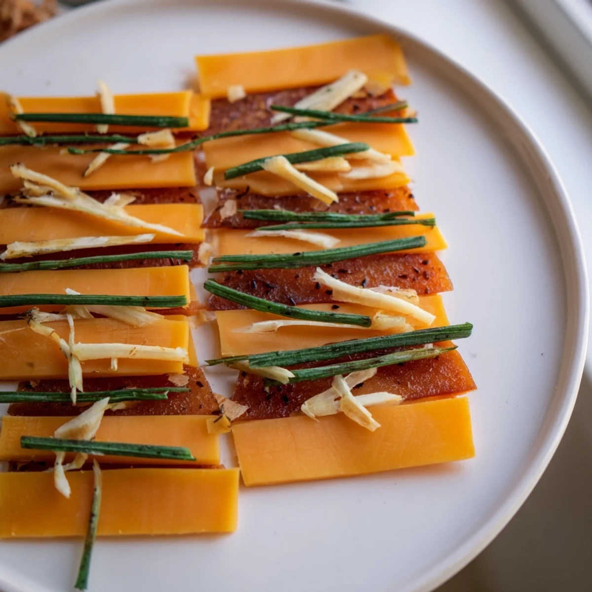Get ready for this easy Serengeti Sunset; it's a stunning appetizer featuring sweet apricots and savory cheese.