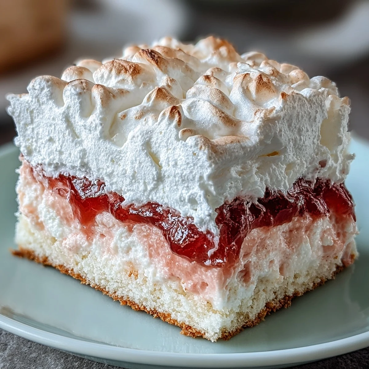 A golden-brown Homemade Brazo Gitano roll dusted with powdered sugar is ready to be served at a party.