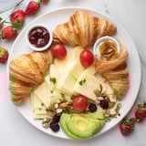 Cozy Fireplace Croissant Board