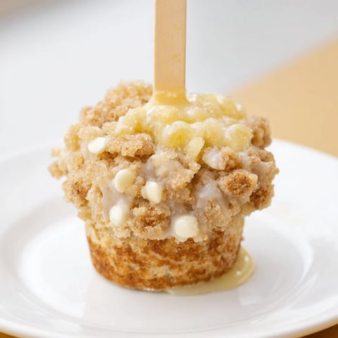 Cream Soda Maple Ginger Biscuit Muffin Pops displayed on sticks, inviting sweet and spicy flavors.