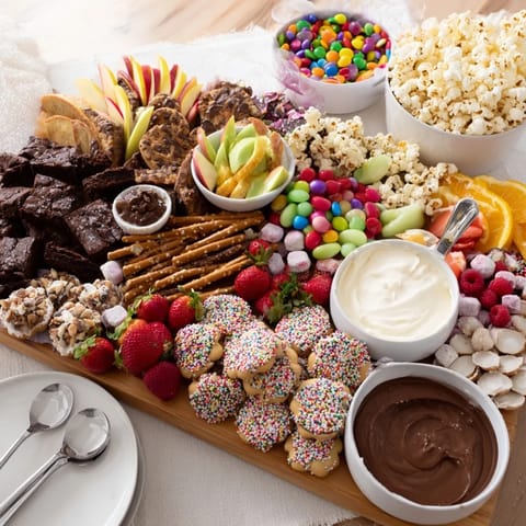 Dessert Boards with Themed Snacks