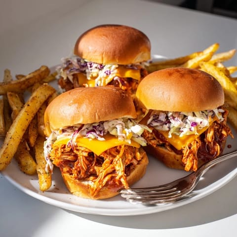 BBQ Chicken Sliders Fries