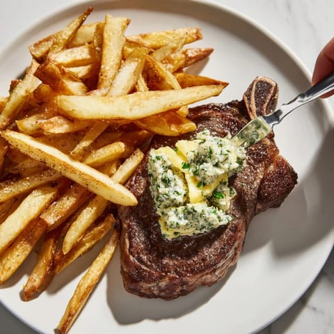 Garlic Butter Steak Fries