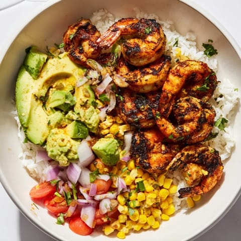 Easy Grilled Shrimp Bowl