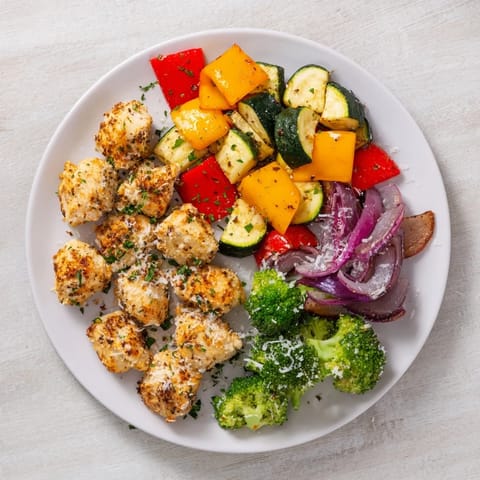 Garlic Parmesan Chicken Bites