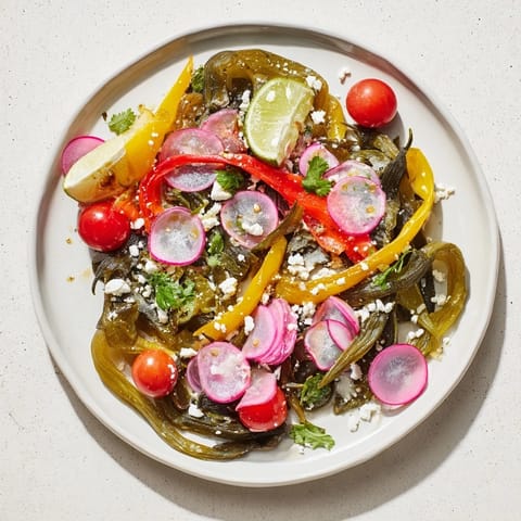 Delicious Desert Bloom Cactus Tacos, featuring roasted cactus and fresh toppings, arranged on a board.