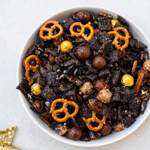 Gold and Black Midnight Snack