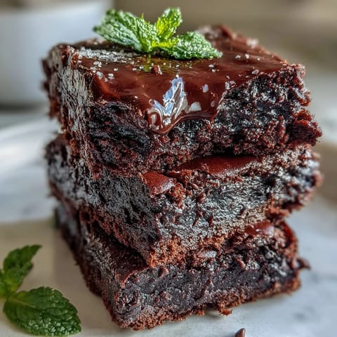 Festive St. Patricks Day mint chocolate chip brownie bites topped with green sprinkles and chocolate chips.
