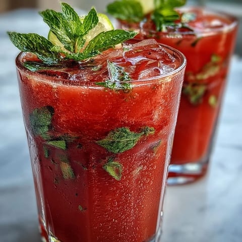 Watermelon Mint Lemonade Summer