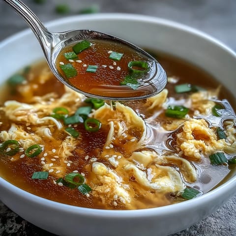 Homemade Egg Drop Soup #651