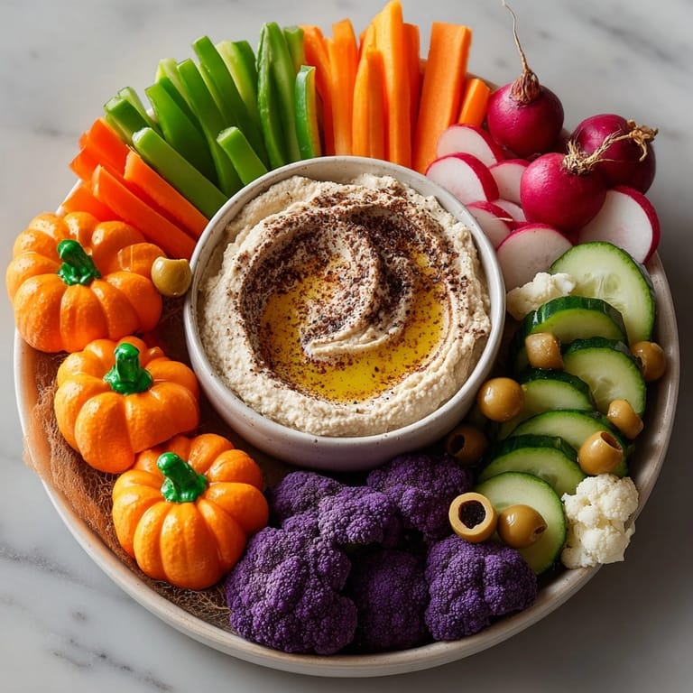 Homemade black bean hummus with sculpted veggies; a vibrant appetizer, plant-based and tasty.