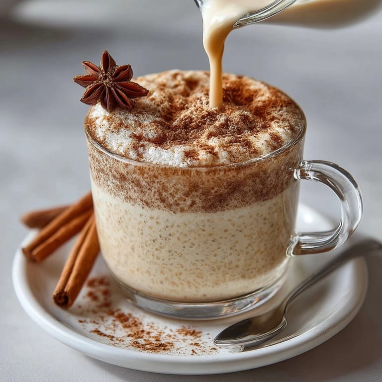 Refreshing Non-Alcoholic Coquito Mocktail blended to perfection, showcasing coconut and spice aromas.