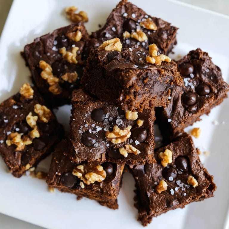 Close-up of baked sweet potato brownies, a rich and decadent gluten-free dessert made from scratch.
