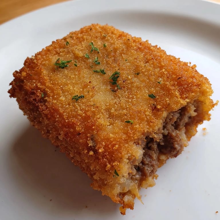 Served with mustard, these delicious Dutch croquettes offer savory, satisfying flavors for a snack.