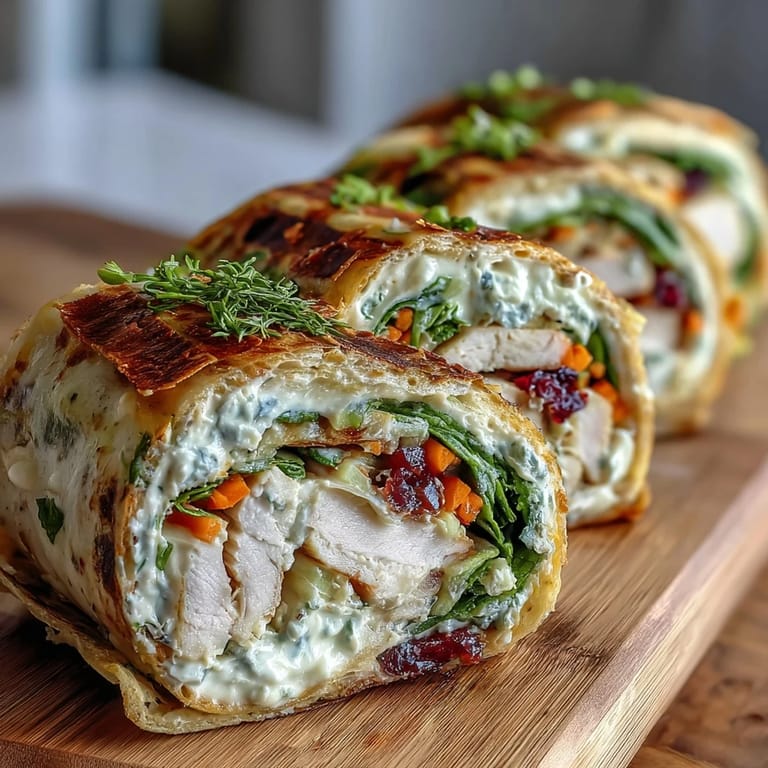 Kid-friendly turkey pinwheels layered with cheese, veggies, and cream cheese on soft tortillas.