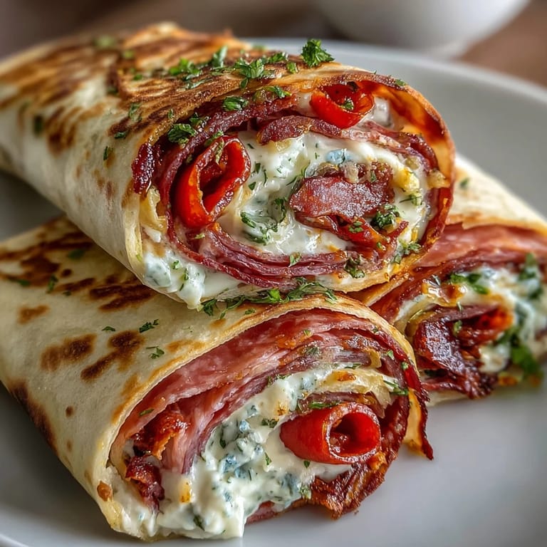 Vibrant Italian Sub Pinwheel Wraps arranged on a serving tray, showcasing classic sub flavors in a fun, bite-sized appetizer.