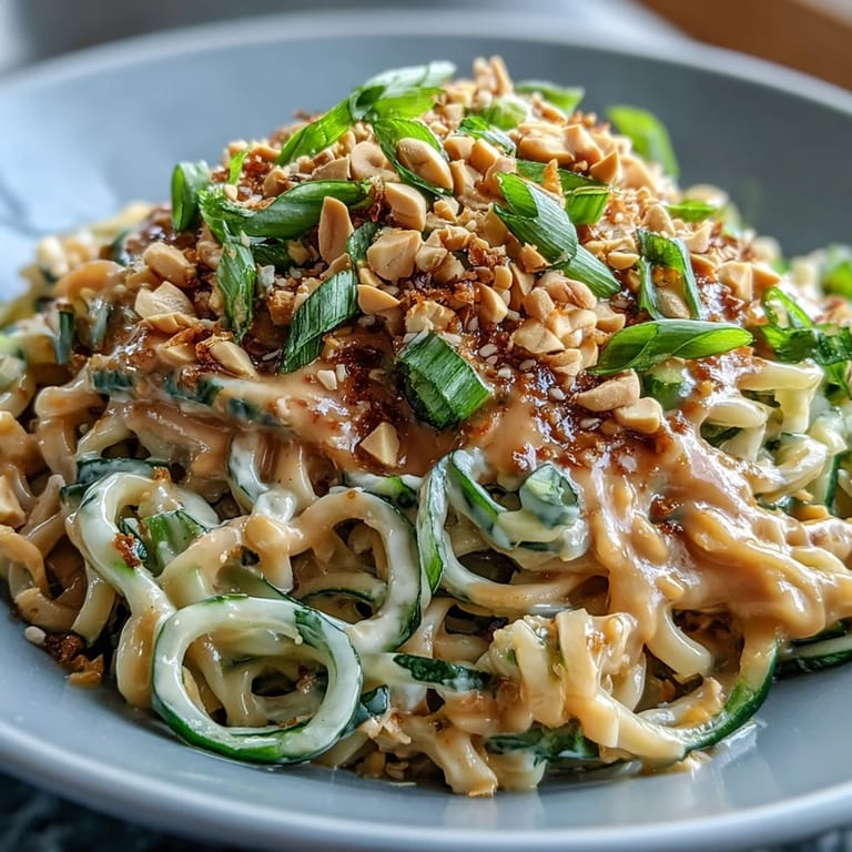 Flavorful Cold Peanut Sesame Noodles, a quick and easy dairy-free weeknight dinner option.
