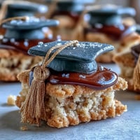 Graduation Cookies: elegant sugar diplomas and caps with shimmering gold icing accents.